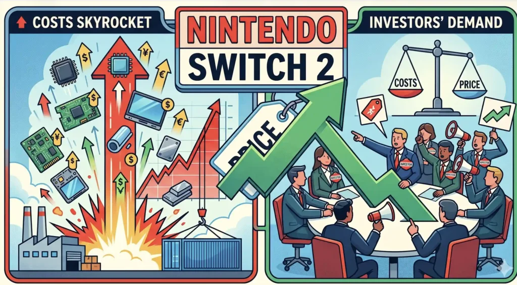 Καθοδική πορεία για τη μετοχή της Nintendo παρά τις πωλήσεις Switch 2