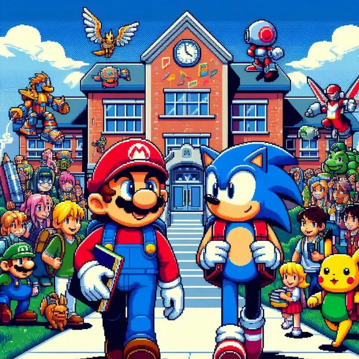 Ποιος θα ήταν καλύτερος μαθητής λυκείου: ο Mario ή ο Sonic;