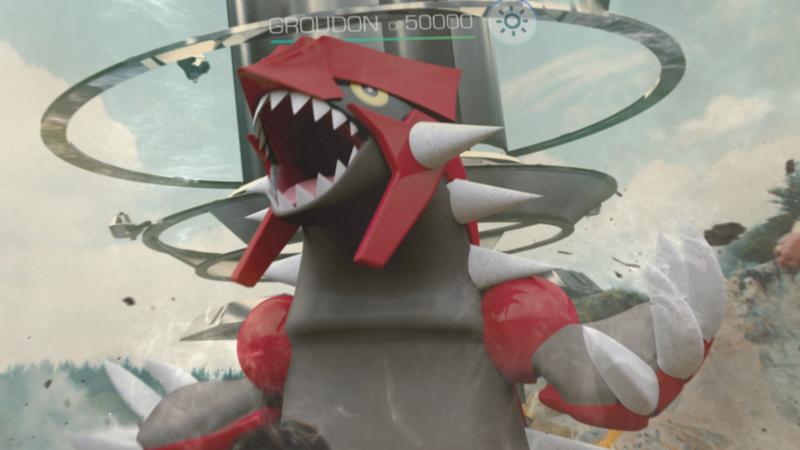 Την εμφάνισή του έκανε ο Groudon σε Raid Battles στο Pokémon GO!