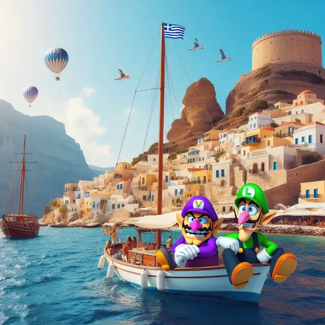 Οι περιπετειώδεις διακοπές του Wario και του Waluigi στην Ελλάδα