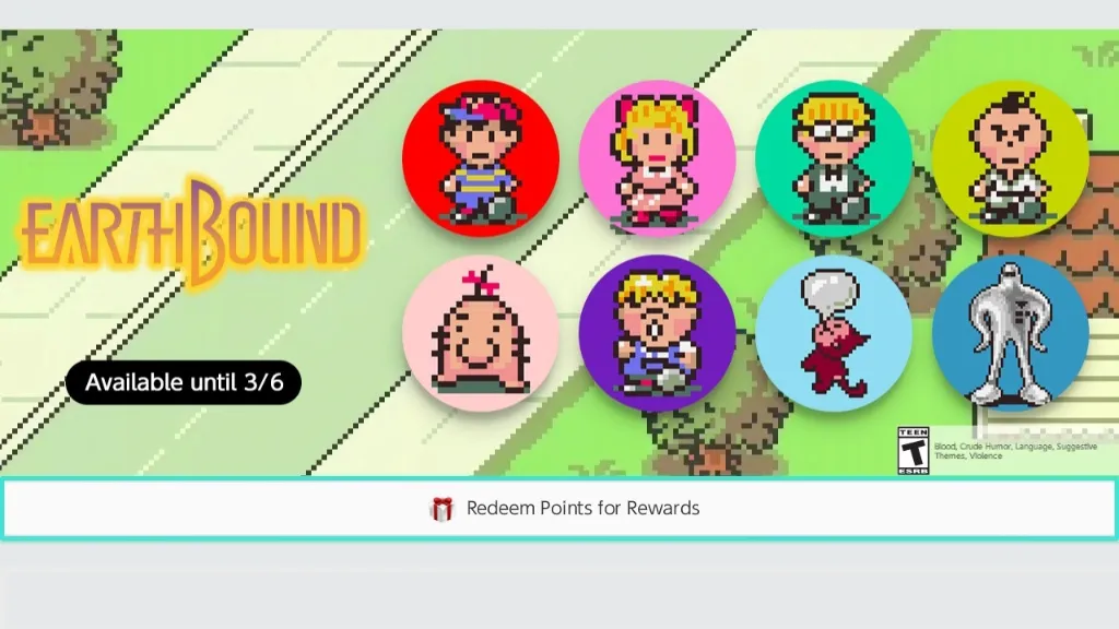 Εικονίδια του EarthBound προστέθηκαν στο Nintendo Switch Online