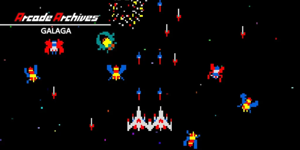 Gameplay video από το Arcade Archives Galaga