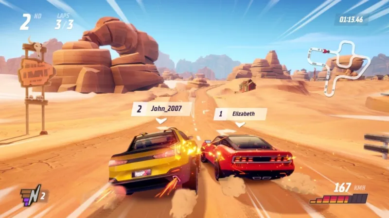 Video gameplay από το Horizon Chase 2