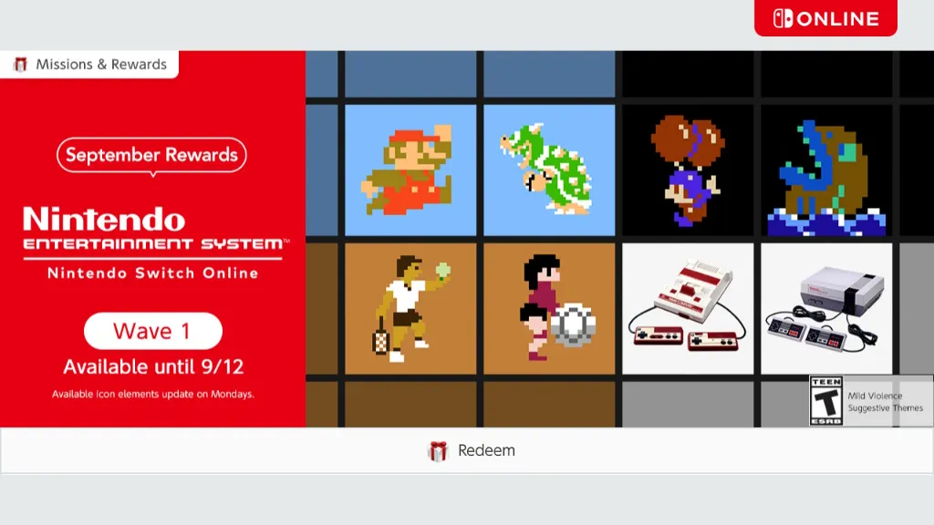 Το Nintendo Switch Online προσθέτει εικονίδια για το NES