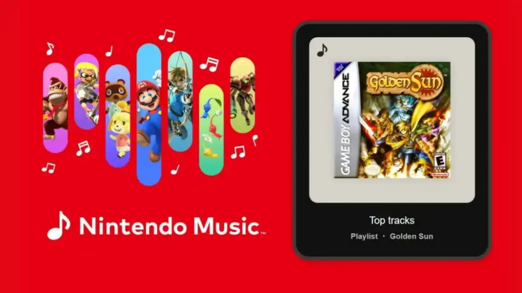 Το Nintendo Music προσθέτει το Golden Sun Soundtrack