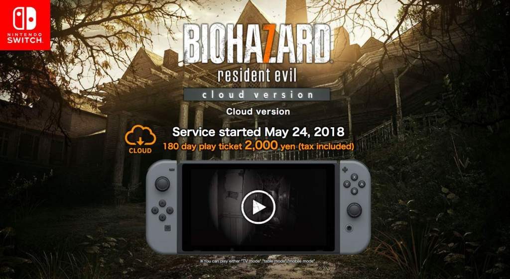 Ανακοινώθηκε το Resident Evil 7 Cloud Version  για το Switch