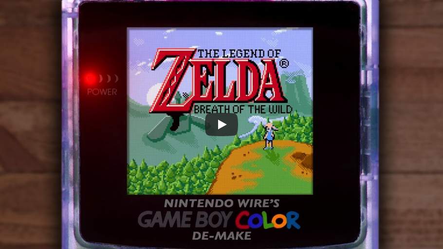 Δείτε το Zelda: Breath Of The Wild στο … Game Boy Color