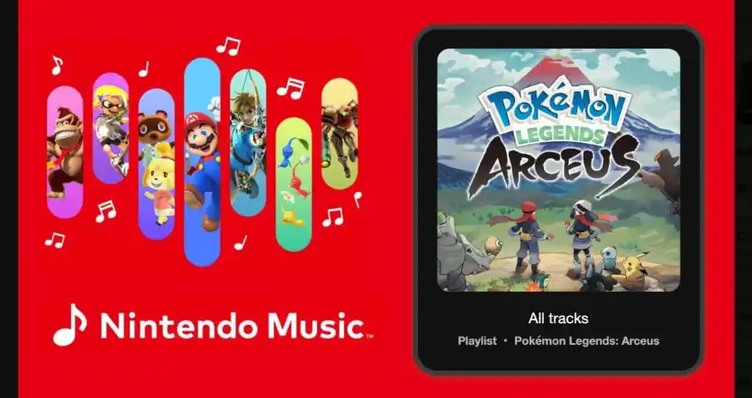 To soundtrack του Legends Arceus προστέθηκε στο Nintendo Music app!