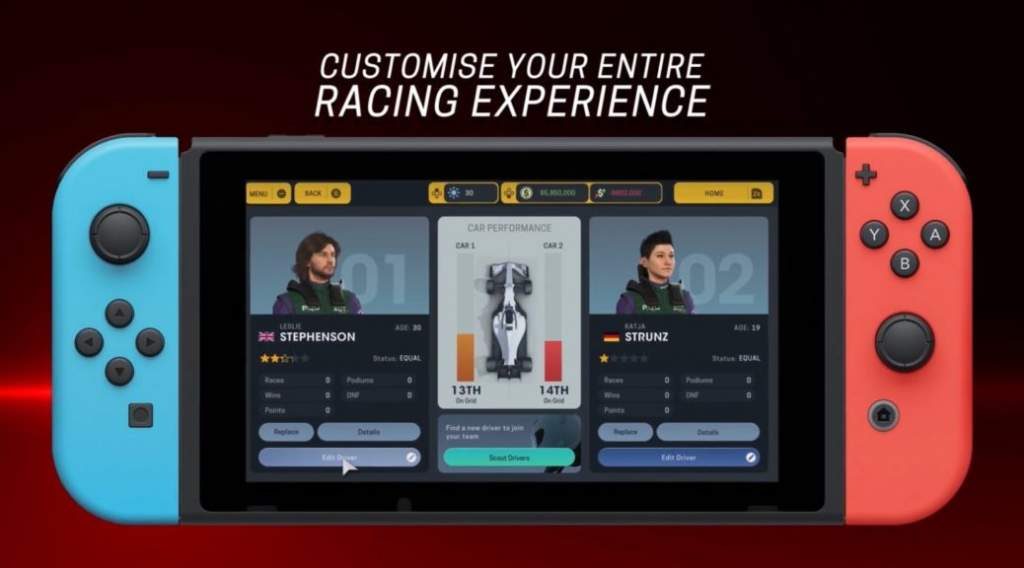 Υποδεχτείτε το Motorsport Manager στο Nintendo Switch