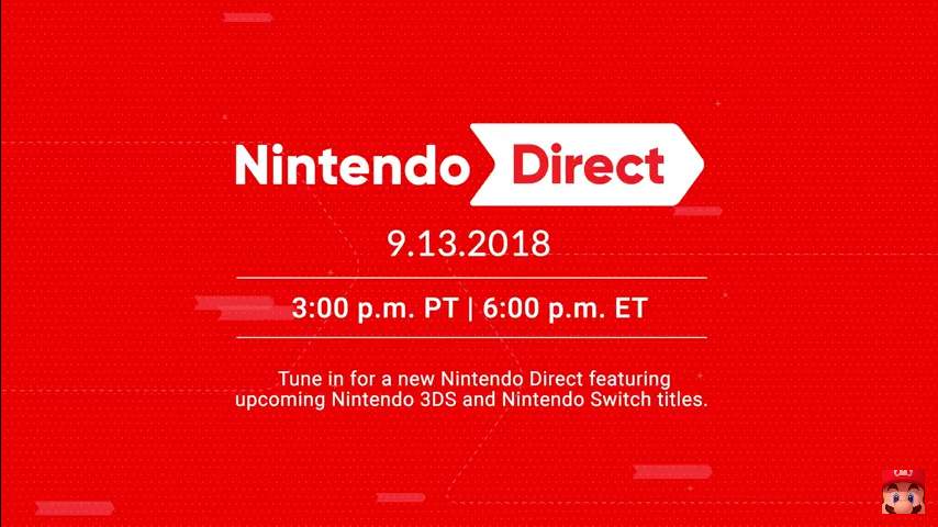 Nintendo Direct – 13.09.2018