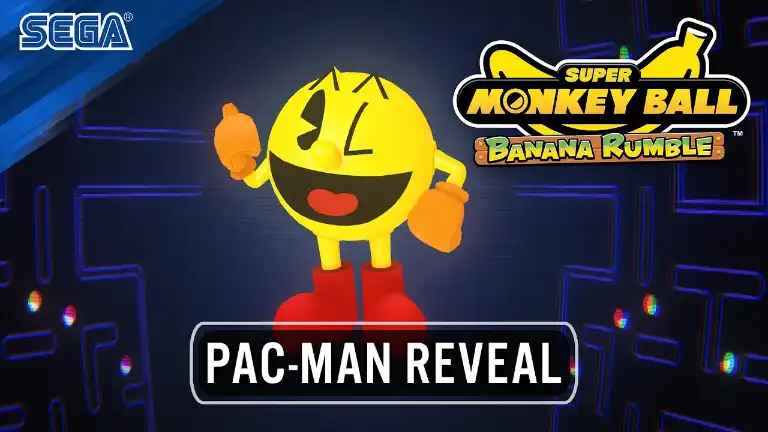 Το Pac-Man DLC ήρθε στο Super Monkey Ball Banana Rumble μαζί με το 2.20 update