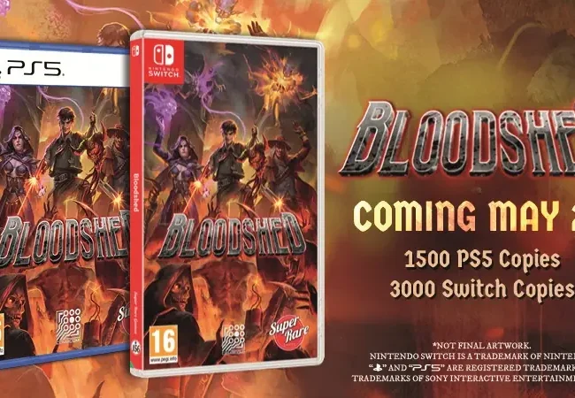 3.000 αντίτυπα του Bloodshed για Nintendo Switch