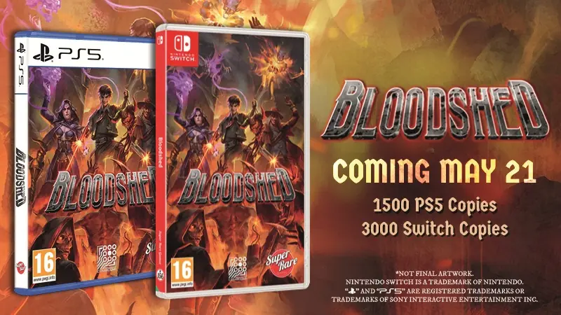 3.000 αντίτυπα του Bloodshed για Nintendo Switch