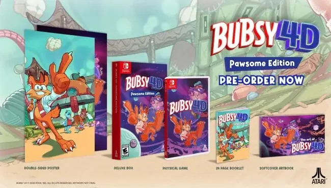Bubsy 4D: Ανακοινώθηκε η ημερομηνία κυκλοφορίας και η φυσική έκδοση για Switch 2