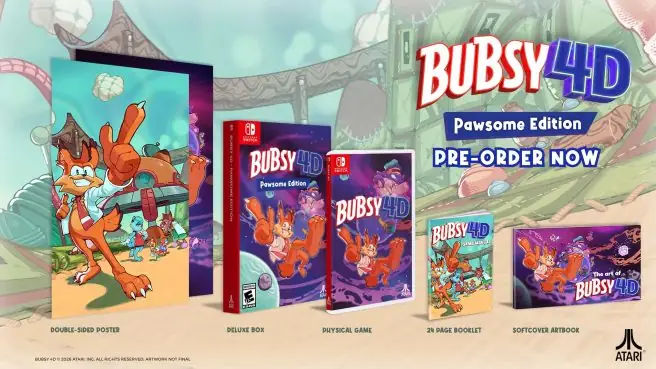 Bubsy 4D: Ανακοινώθηκε η ημερομηνία κυκλοφορίας και η φυσική έκδοση για Switch 2