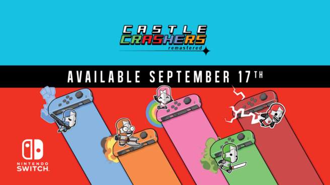 Στις 17 Σεπτέμβρη το Castle Crashers Remastered στο Switch