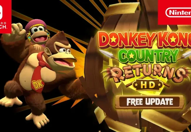 Donkey Kong Country Returns HD: Δωρεάν ενημέρωση για Switch 2 και η Dixie Kong επιστρέφει