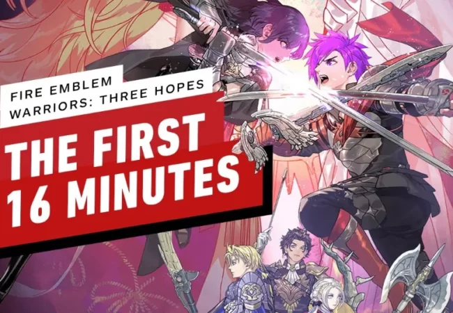 Απολαύστε 16 λεπτά του Fire Emblem Warriors: Three Hopes
