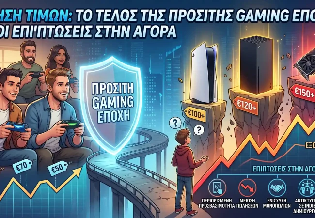 Αύξηση τιμών: Το τέλος της προσιτής gaming εποχής και οι επιπτώσεις στην αγορά