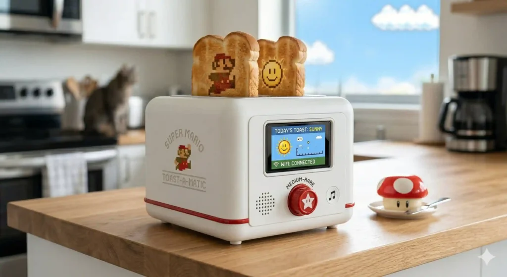 Μετά το Alarmo, η Nintendo κατοχυρώνει πατέντα για “Έξυπνη Φρυγανιέρα” που τυπώνει τον Mario στο πρωινό σας! Μετά το Alarmo, η Nintendo κατοχυρώνει πατέντα για “Έξυπνη Φρυγανιέρα” που τυπώνει τον Mario στο πρωινό σας!