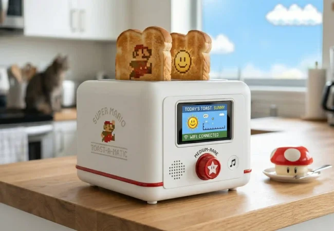 Μετά το Alarmo, η Nintendo κατοχυρώνει πατέντα για “Έξυπνη Φρυγανιέρα” που τυπώνει τον Mario στο πρωινό σας!