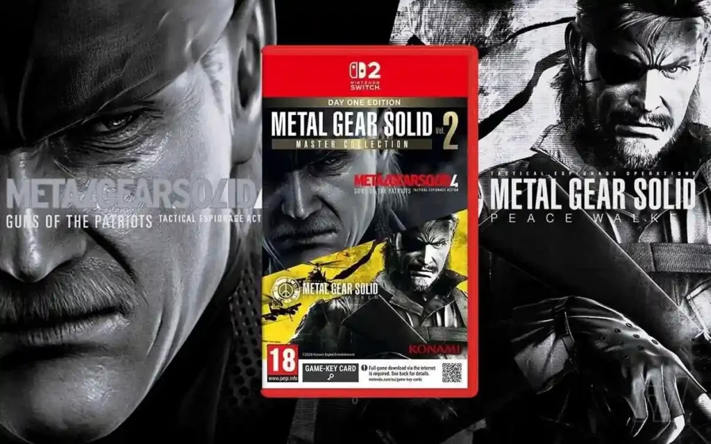 Metal Gear Solid Vol. 2: Αποκαλύφθηκαν τα GB που θα χρειαστείς να κατεβάσεις για το φυσικό αντίγραφο Switch!