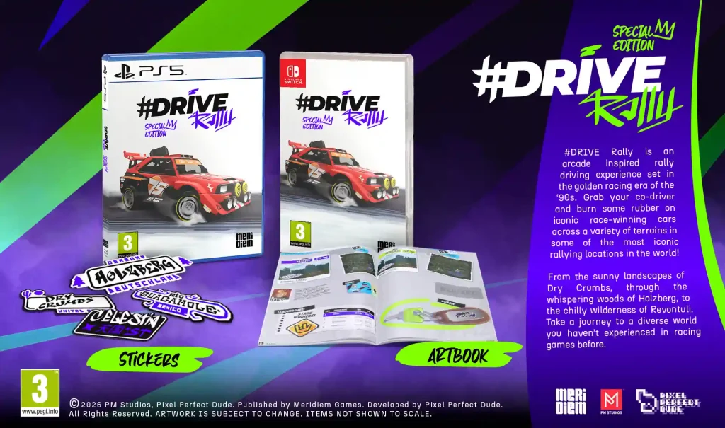 Το DRIVE Rally έρχεται σε PlayStation 5 και Switch με άρωμα δεκαετίας ’90 Το DRIVE Rally έρχεται σε PlayStation 5 και Switch με άρωμα δεκαετίας ’90