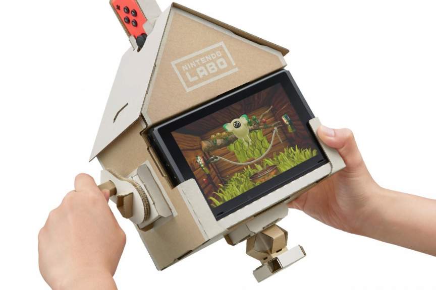 Το σπίτι του Nintendo Labo Toy-Con γίνεται αρκετά ανατριχιαστικό!