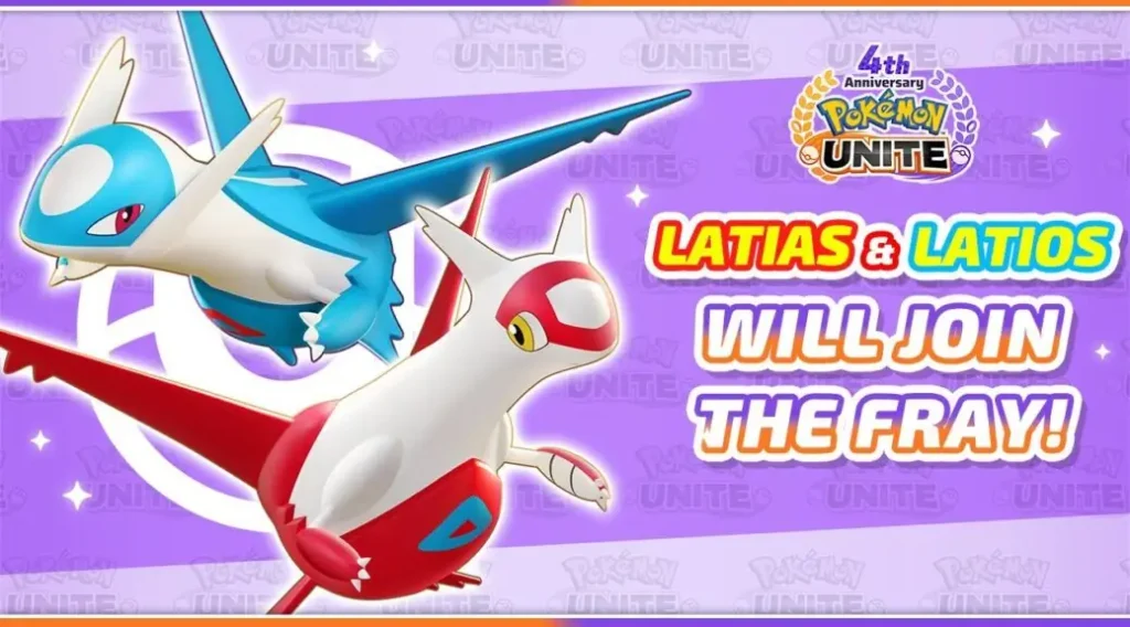 Latias και Latios ταρακουνάνε το Pokémon UNITE