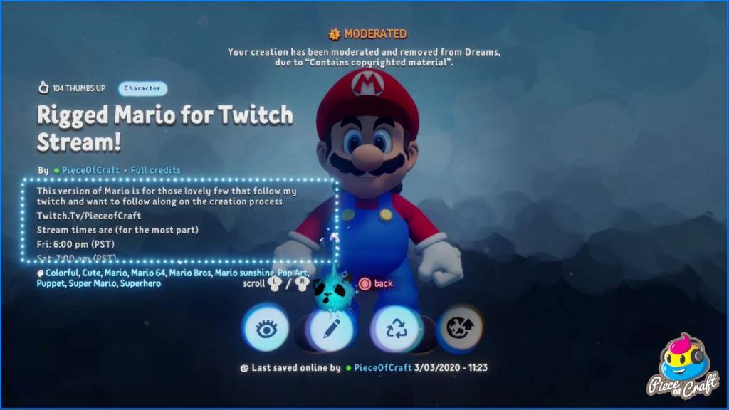 H Nintendo κυνηγά δημιουργίες των IP της στο Dreams