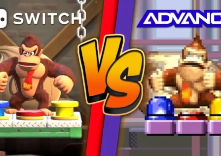 Βίντεο συγκριτικό του Mario vs. Donkey Kong ανάμεσα σε Switch και GBA