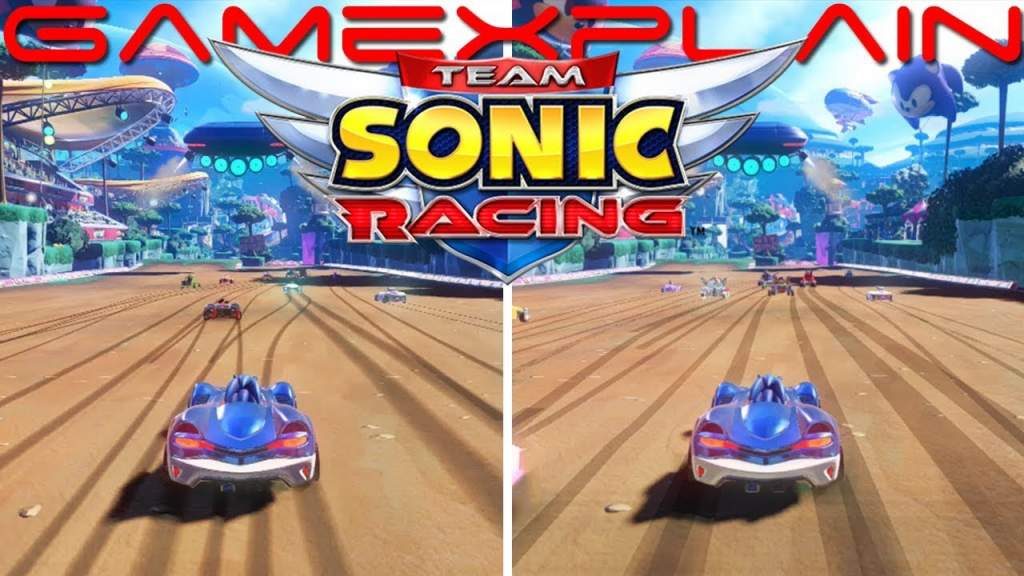 Συγκριτικό για το Team Sonic Racing ανάμεσα σε PS4 και Switch