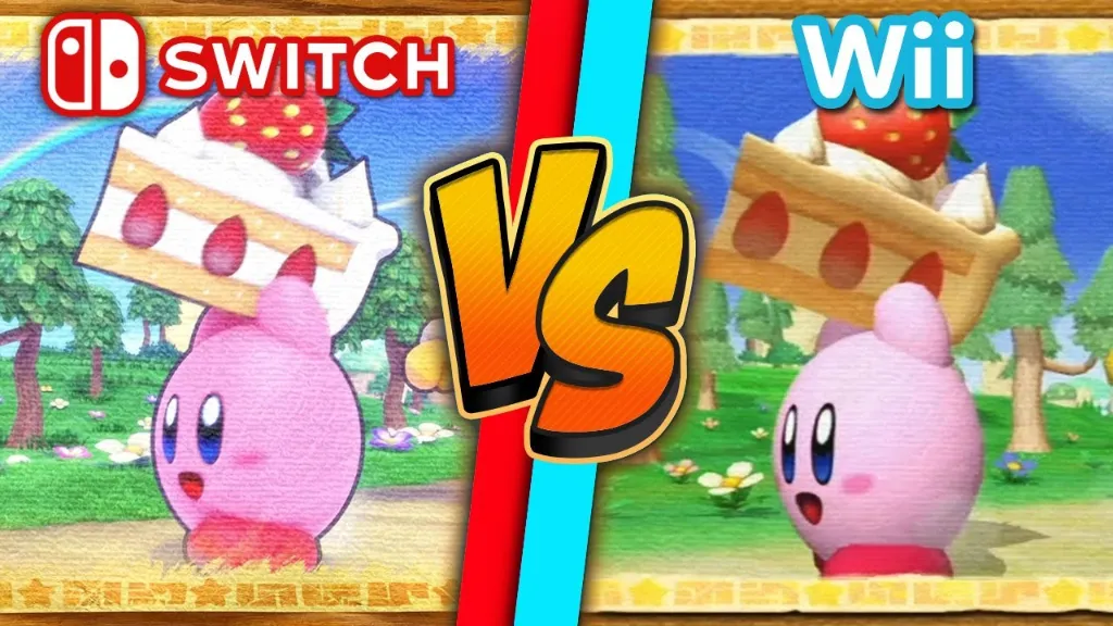 Συγκριτικό βίντεο γραφικών του Kirby’s Return To Dream Land Deluxe ανάμεσα σε Switch & Wii