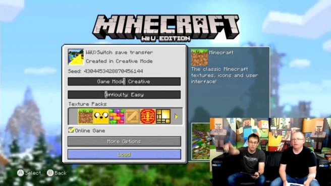 Minecraft: Δυνατή η μεταφορά κόσμων μεταξύ Wii U και Switch