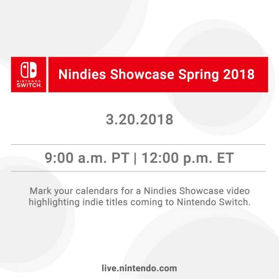 [Update] Nindies Showcase στις 20/3/2018!