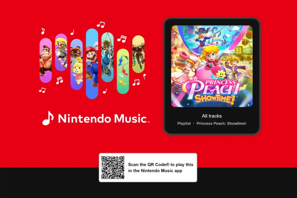 Η μουσική του Princess Peach: Showtime! έφτασε στο Nintendo Music με 73 κομμάτια