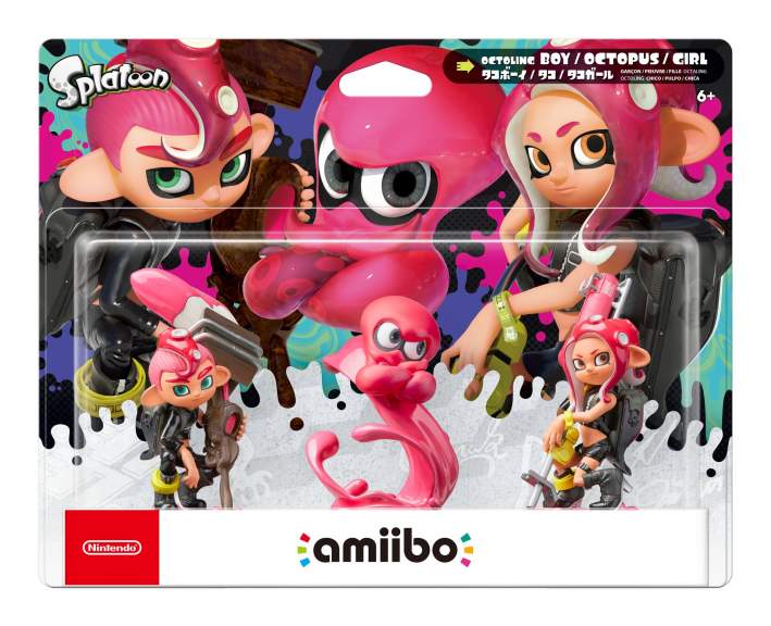 Unboxing του τριπλού Octoling amiibo pack !