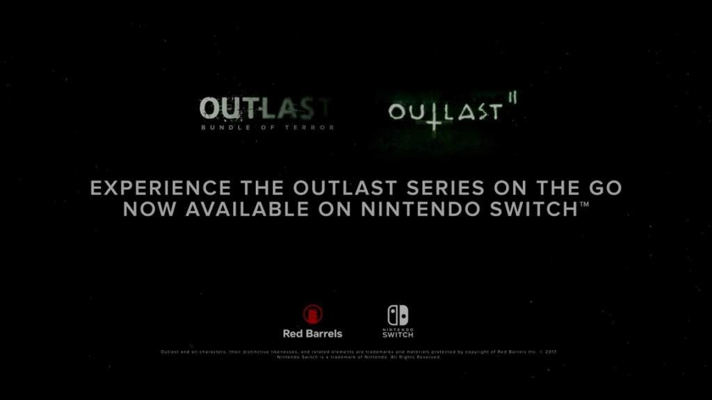 Outlast Series Switch Trailer!
