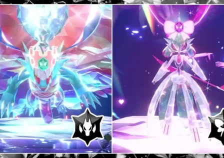 Pokemon-Scarlet-Violet-Roaring-Moon-and-Iron-Valiant-Tera-Raid