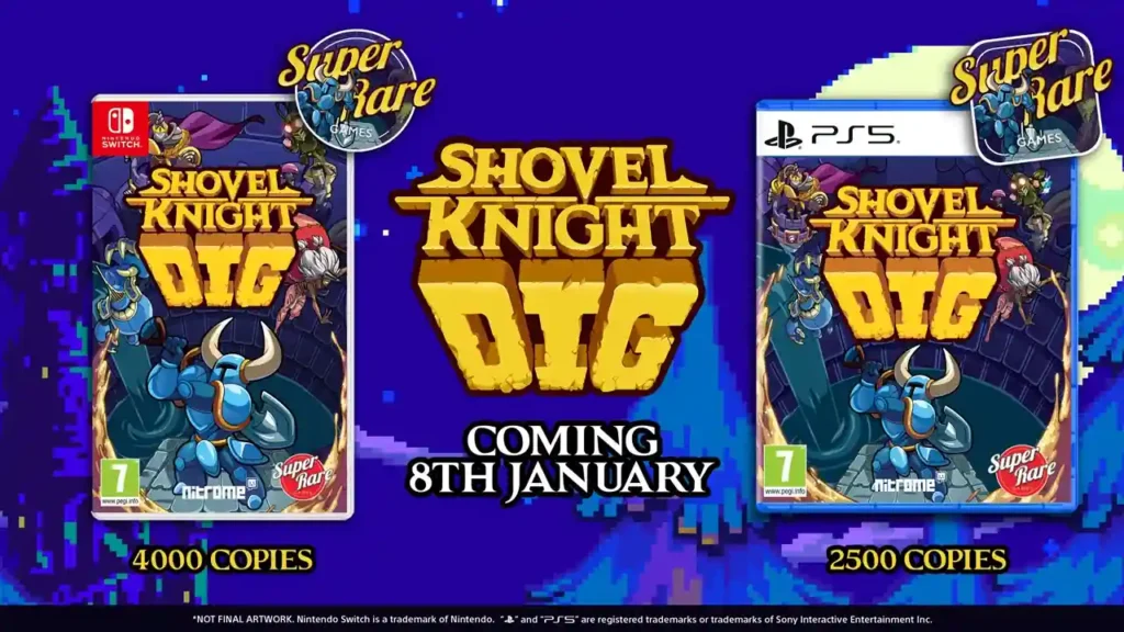 To Shovel Knight Dig έρχεται σε φυσική έκδοση για Switch με μόλις 4.000 αντίτυπα