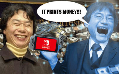 switch prints money