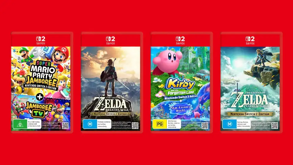 Η Nintendo επιβεβαιώνει ότι δεν απαιτούνται κωδικοί λήψης για τα φυσικά παιχνίδια Switch 2 Edition