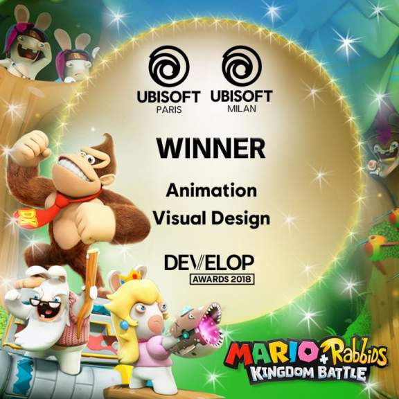 2 νέα βραβεία για την Ubisoft και το Mario + Rabbids: Kingdom Battle !