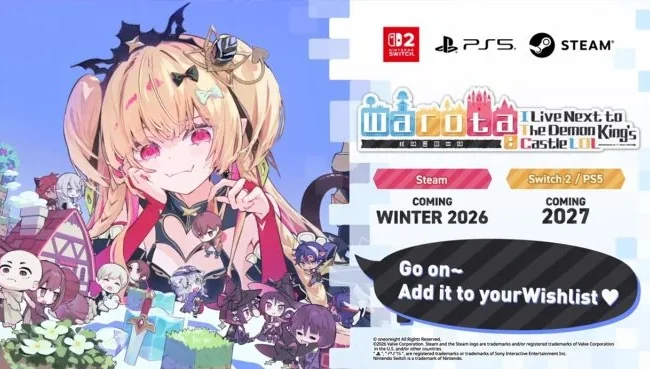 Warota: Νέο village building RPG για Nintendo Switch 2