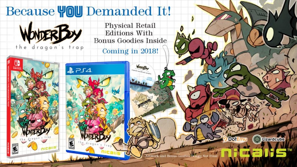 Και σε φυσική μορφή το Wonder Boy: The Dragon’s Trap στις 13/2/2017!