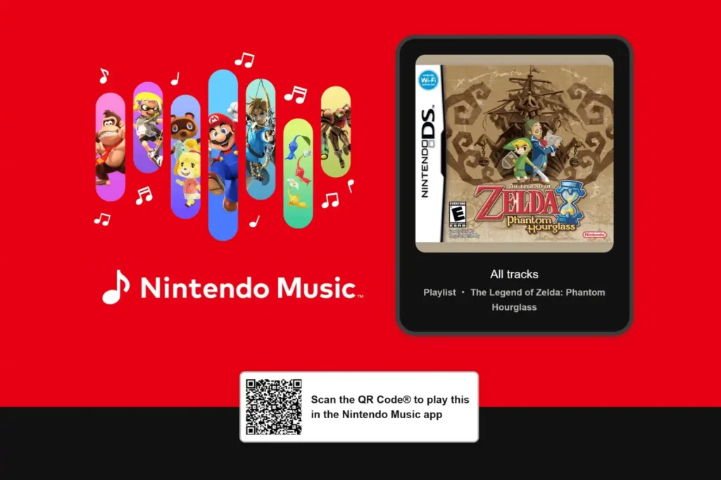 Το Phantom Hourglass έφτασε στο Nintendo Music με 80 κομμάτια που θα σε ταξιδέψουν πίσω στο 2007